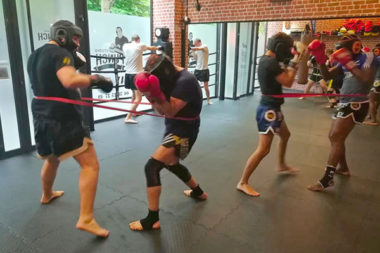 boxe thai sparing