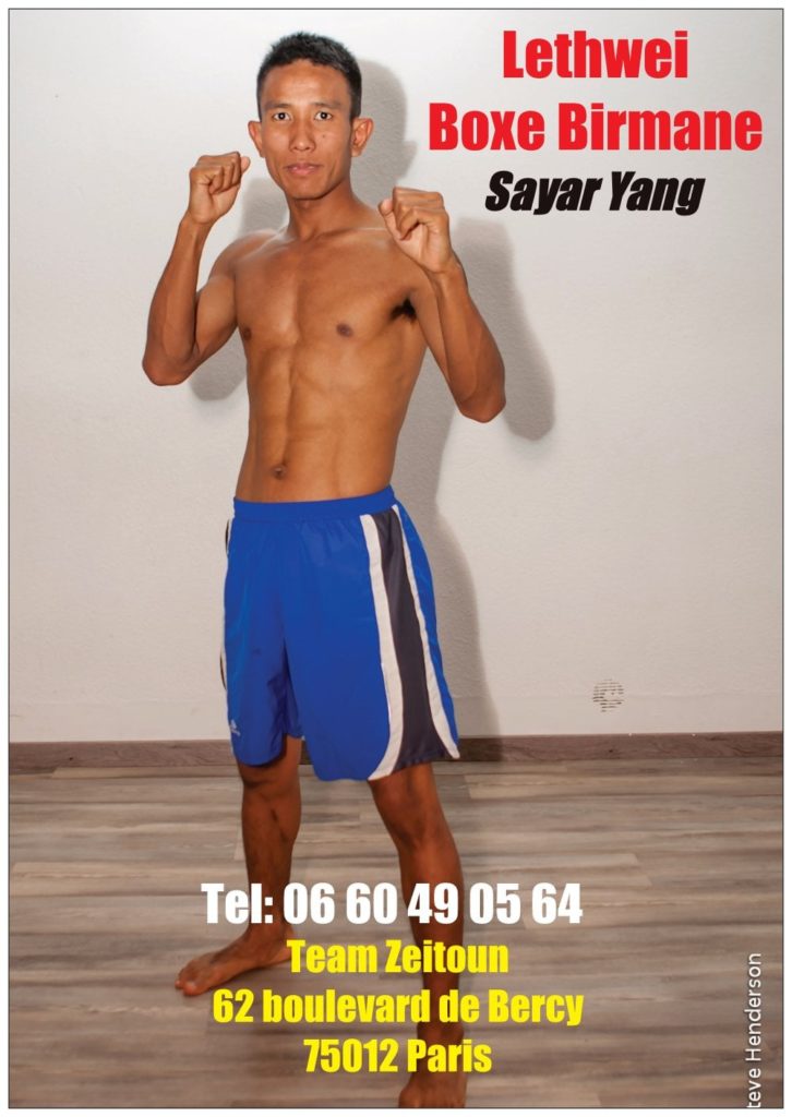 Sayar Yang - boxe birmane