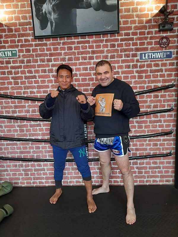 boxe birmane au Team Zeitoun